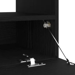vidaXL Conjunto de mueble de TV 2 pcs Negro 180 x 35 x 40 cm Roble negro Sale