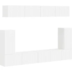 vidaXL Muebles Tv-Conjunto de mueble de TV 5 pcs Madera de ingeniería