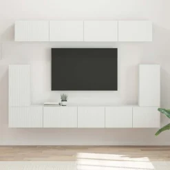 vidaXL Muebles Tv-Conjunto de mueble de TV 5 pcs Madera de ingeniería