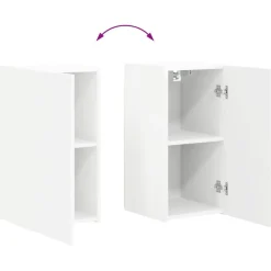 vidaXL Muebles Tv-Conjunto de mueble de TV 5 pcs Madera de ingeniería
