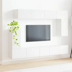 vidaXL Muebles Tv-Conjunto de mueble de TV 5 pcs Madera de ingeniería