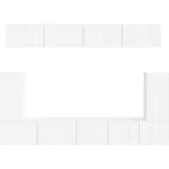 vidaXL Muebles Tv-Conjunto de mueble de TV 5 pcs Madera de ingeniería