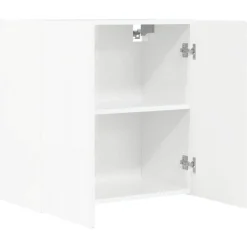 vidaXL Conjunto de mueble para TV de pared 6 pcs brillante Clearance