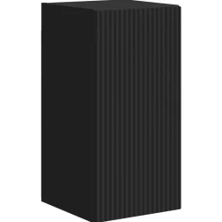 vidaXL Conjunto de mueble de TV 5 pcs Madera de ingeniería Negro Clearance