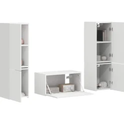 vidaXL Muebles Tv-Conjunto de mueble de TV 5 pcs Madera de ingeniería