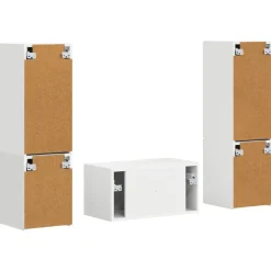 vidaXL Muebles Tv-Conjunto de mueble de TV 5 pcs Madera de ingeniería