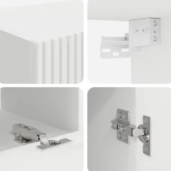 vidaXL Muebles Tv-Conjunto de mueble de TV 5 pcs Madera de ingeniería