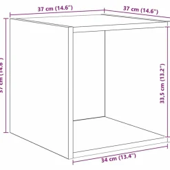 vidaXL Muebles Tv-Conjunto de mueble de TV 3 pcs Roble artesanal