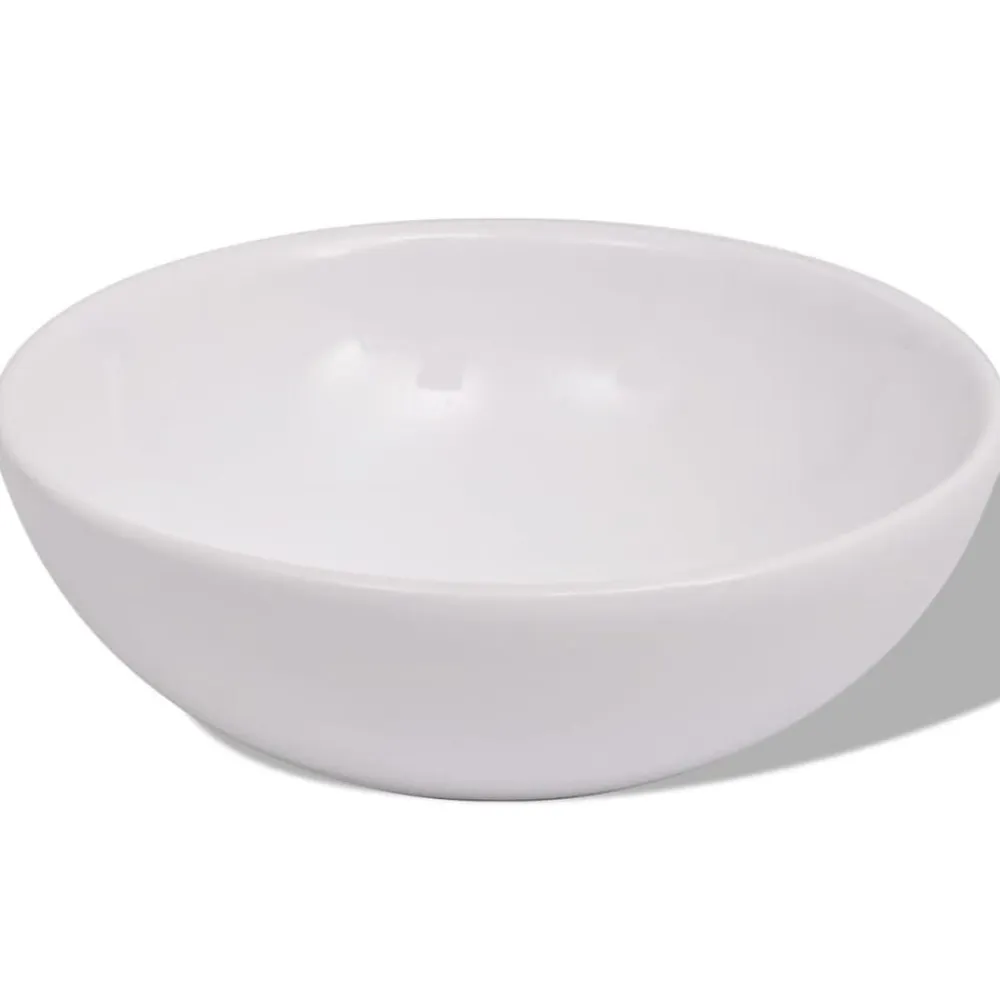vidaXL Conjuntos De Muebles-Conjunto de muebles de baño con lavabo y grifo 4 piezas