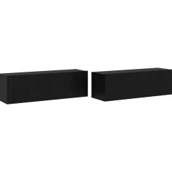 vidaXL Muebles Tv-Conjunto de mueble de TV 3 pcs Madera de ingeniería