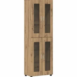 vidaXL Conjunto de mueble de TV con cajón FLORIN Roble artesanal Roble artisan New