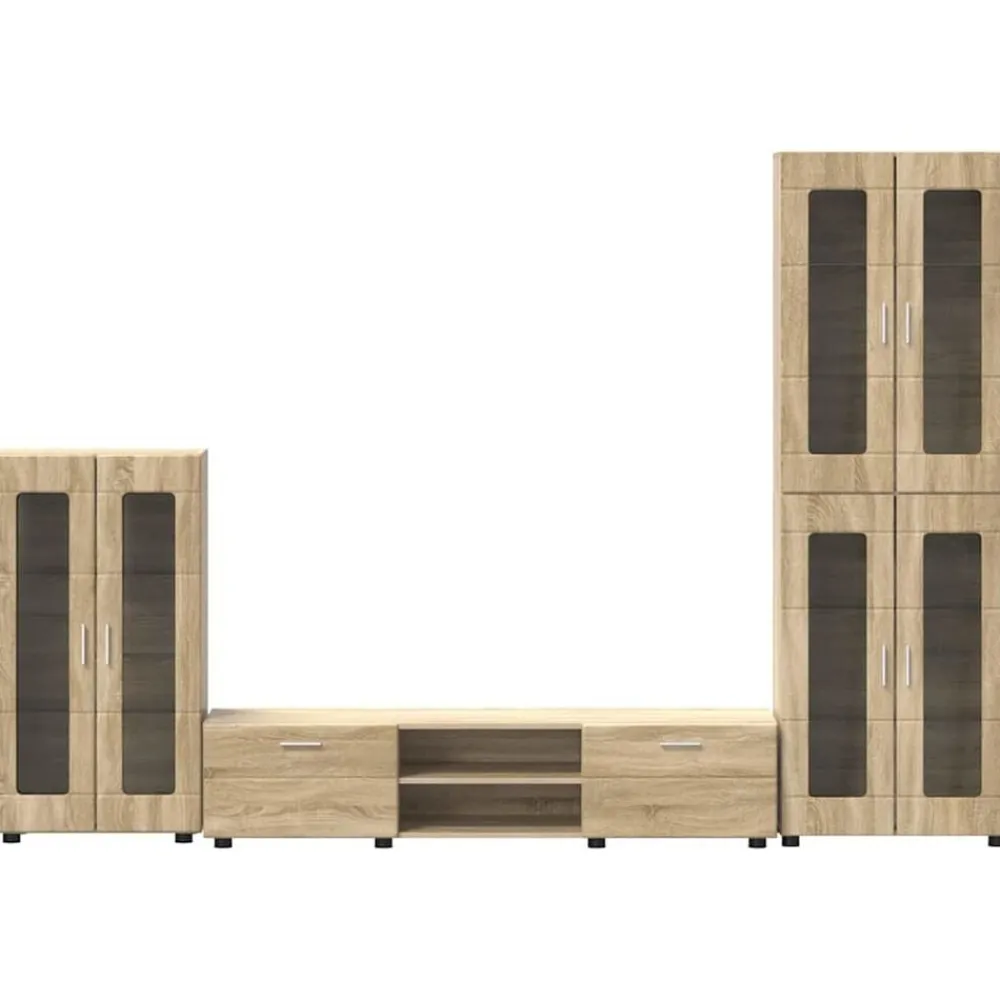 vidaXL Conjuntos De Muebles-Conjunto de mueble de TV con cajón FLORIN