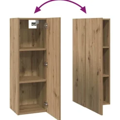 vidaXL Muebles Tv-Conjunto de mueble de TV 7 pcs Roble artesanal