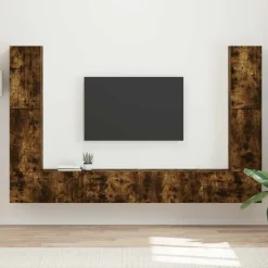 vidaXL Muebles Tv-Conjunto de mueble de TV 8 pcs