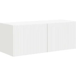 vidaXL Conjunto de mueble de TV 3 pcs Madera de ingeniería White Best