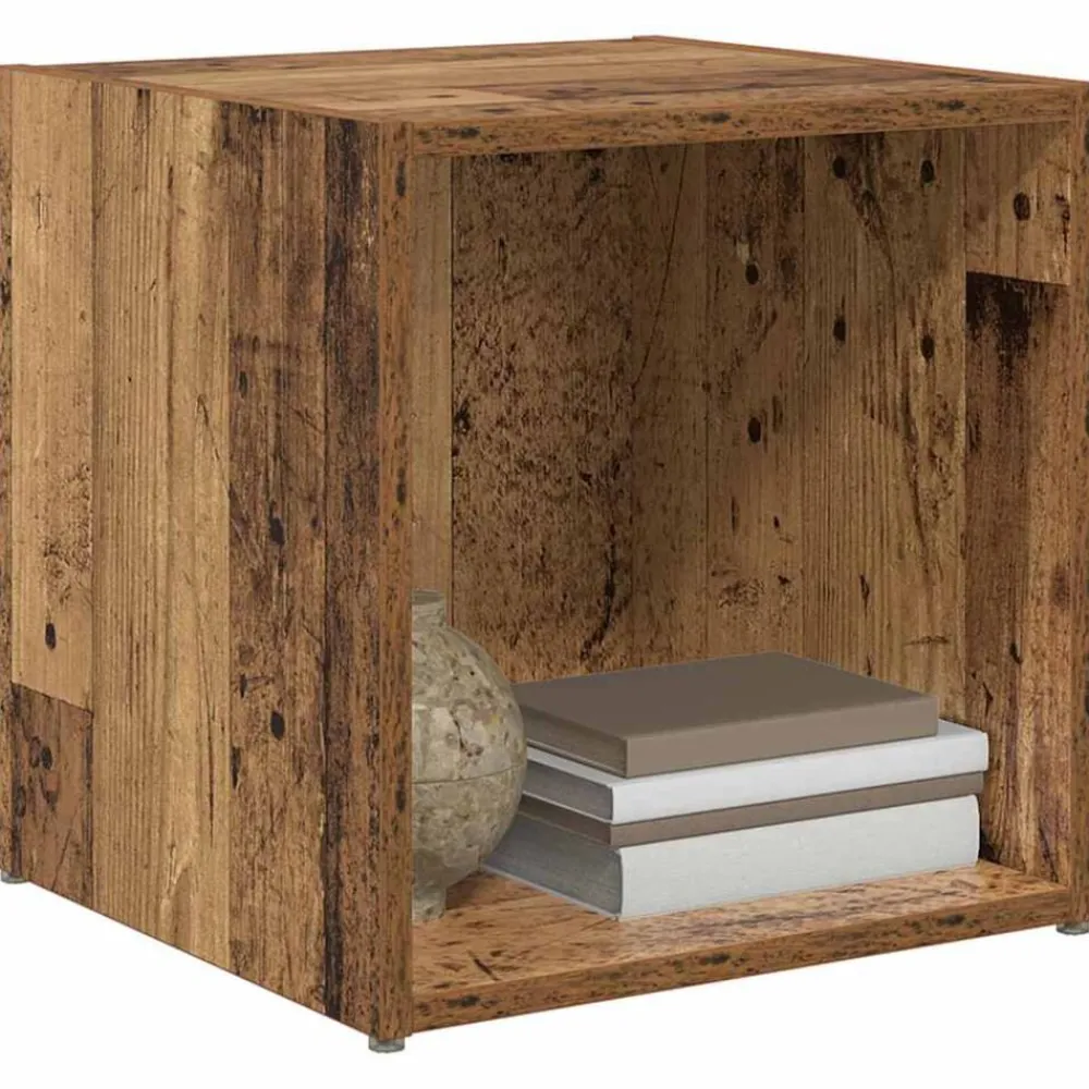 vidaXL Conjunto de mueble de TV 4 pcs 37 x 35 x 37,5 cm Madera vieja Best