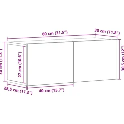vidaXL Muebles Tv-Conjunto de mueble de TV 8 pcs Madera contrachapada