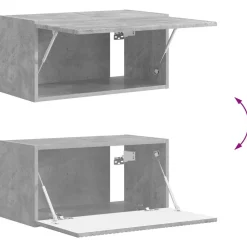 vidaXL Conjunto de mueble de TV 6 pcs Gris Concreto Gris hormig&oacute;n Online