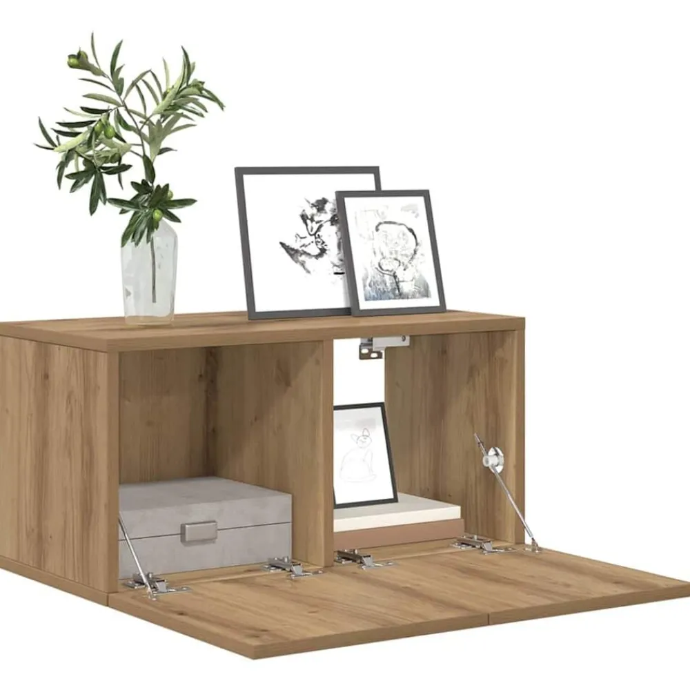 vidaXL Muebles Tv-Conjunto de mueble de TV Marrón 60 x 30 x 30 cm