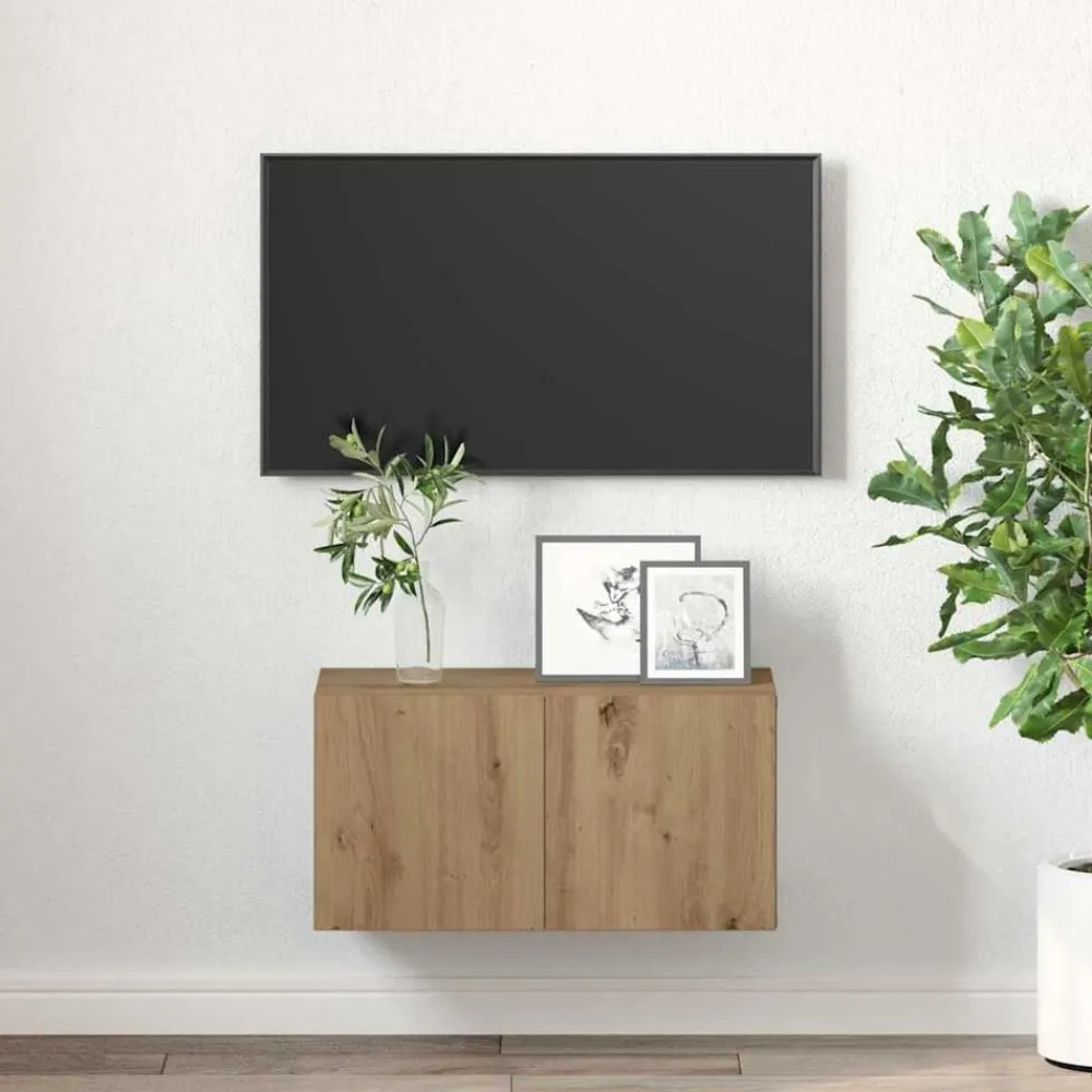 vidaXL Muebles Tv-Conjunto de mueble de TV Marrón 60 x 30 x 30 cm