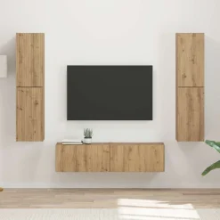 vidaXL Conjunto de mueble de TV 6 pcs Roble artesanal Roble artisan Online
