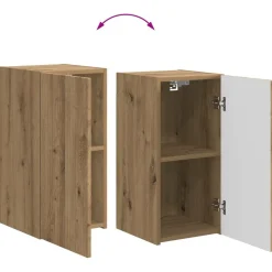 vidaXL Muebles Tv-Conjunto de mueble de TV 5 pcs Roble artesanal