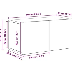 vidaXL Muebles Tv-Conjunto de mueble de TV 4 pcs Madera de ingeniería