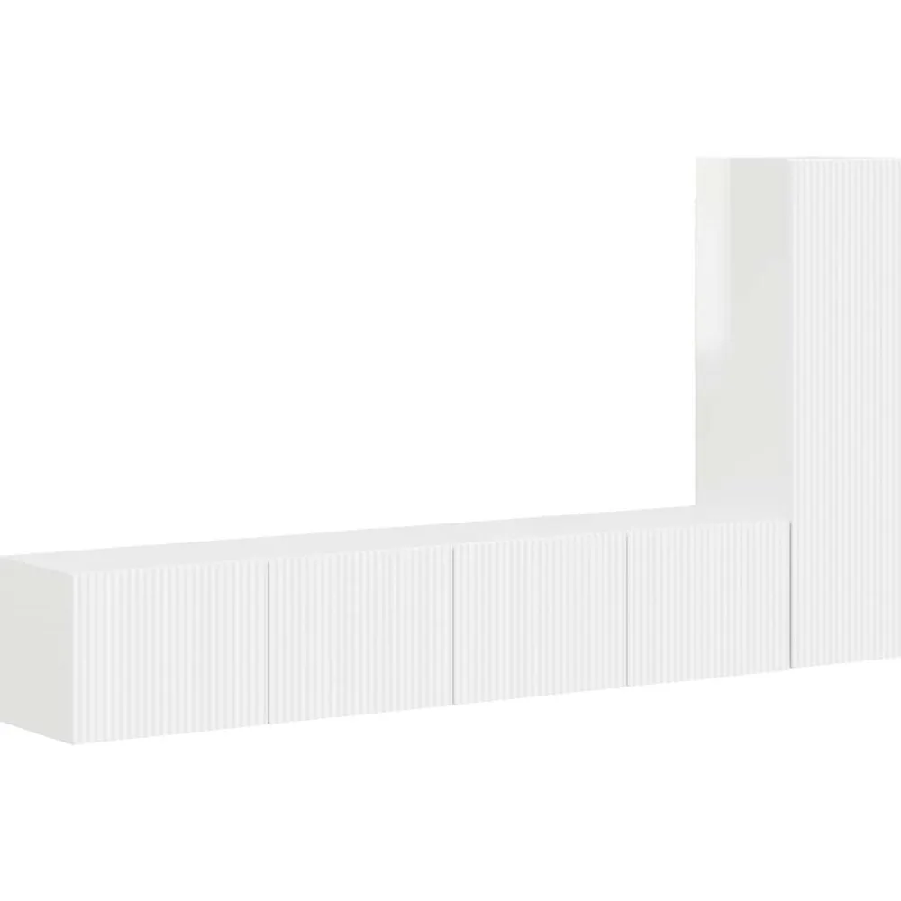 vidaXL Muebles Tv-Conjunto de mueble de TV 3 pcs Madera de ingeniería