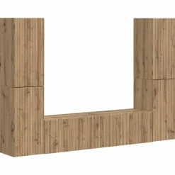 vidaXL Conjunto de mueble de TV 6 pcs Roble artesanal Roble artisan Best