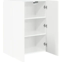 vidaXL Conjunto de mueble para TV de pared 6 pcs brillante