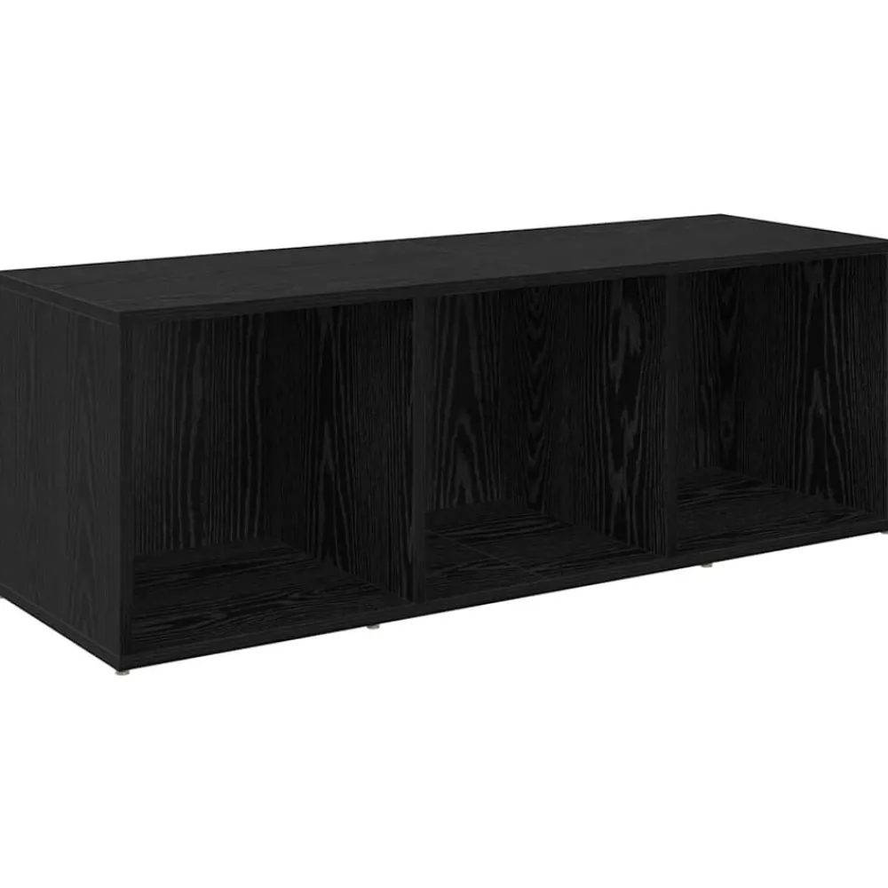 vidaXL Conjunto de mueble de TV 2 pcs 107 x 35 x 37 cm Roble negro Hot