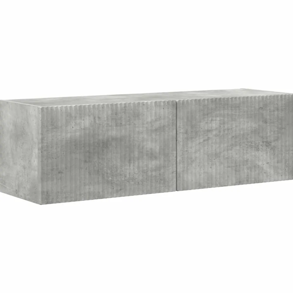 vidaXL Muebles Tv-Conjunto de mueble de TV 5 pcs Gris Concreto