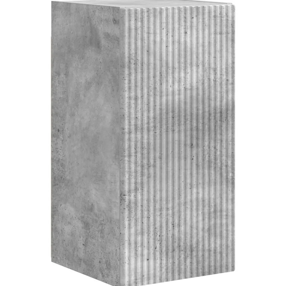 vidaXL Muebles Tv-Conjunto de mueble de TV 5 pcs Gris Concreto