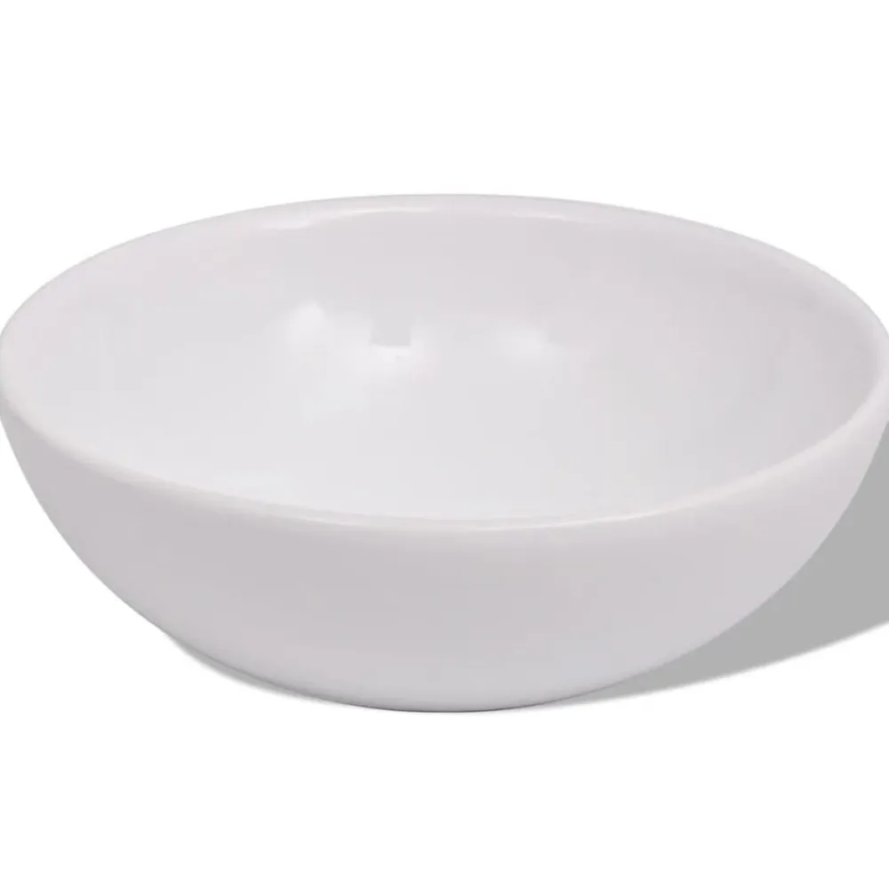 vidaXL Conjuntos De Muebles-Conjunto de muebles de baño con lavabo y grifo 4 piezas