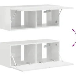 vidaXL Muebles Tv-Conjunto de mueble de TV 4 pcs Madera de ingeniería