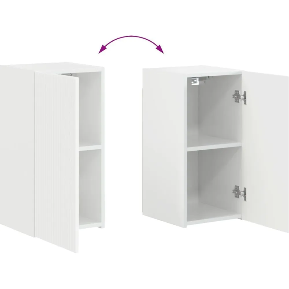 vidaXL Muebles Tv-Conjunto de mueble de TV 4 pcs Madera de ingeniería