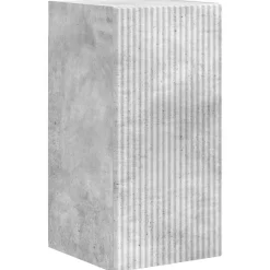 vidaXL Muebles Tv-Conjunto de mueble para TV de pared 4 pcs Gris Concreto