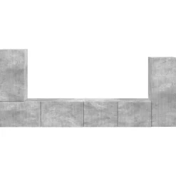 vidaXL Conjunto de mueble de TV 4 pcs Gris Concreto Gris hormigón Online