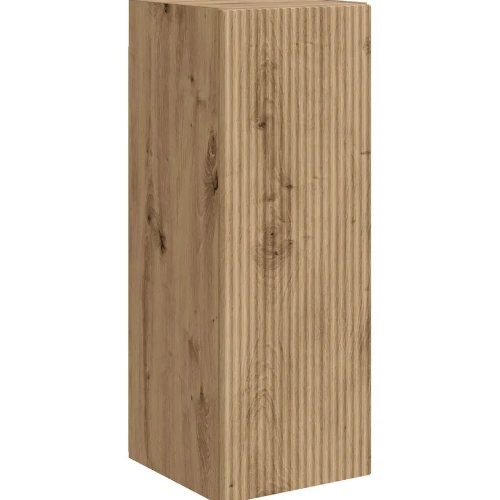 vidaXL Conjunto de mueble para TV de pared 4 pcs Roble artesanal Roble artisan Clearance