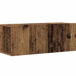 vidaXL Muebles Tv-Conjunto de mueble de TV 6 piezas montado la pared madera vieja