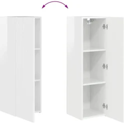 vidaXL Muebles Tv-Conjunto de mueble de TV 4 pcs Madera de ingeniería