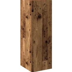 vidaXL Conjunto de mueble de TV 8 piezas montado la pared madera vieja Madera envejecida Outlet