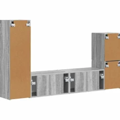 vidaXL Muebles Tv-Conjunto de mueble de TV 4 pcs Madera de ingeniería