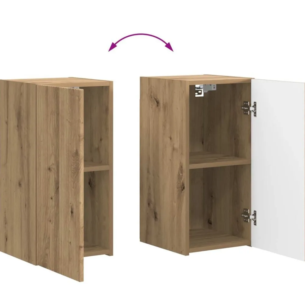 vidaXL Muebles Tv-Conjunto de mueble de TV 4 pcs Gris Concreto
