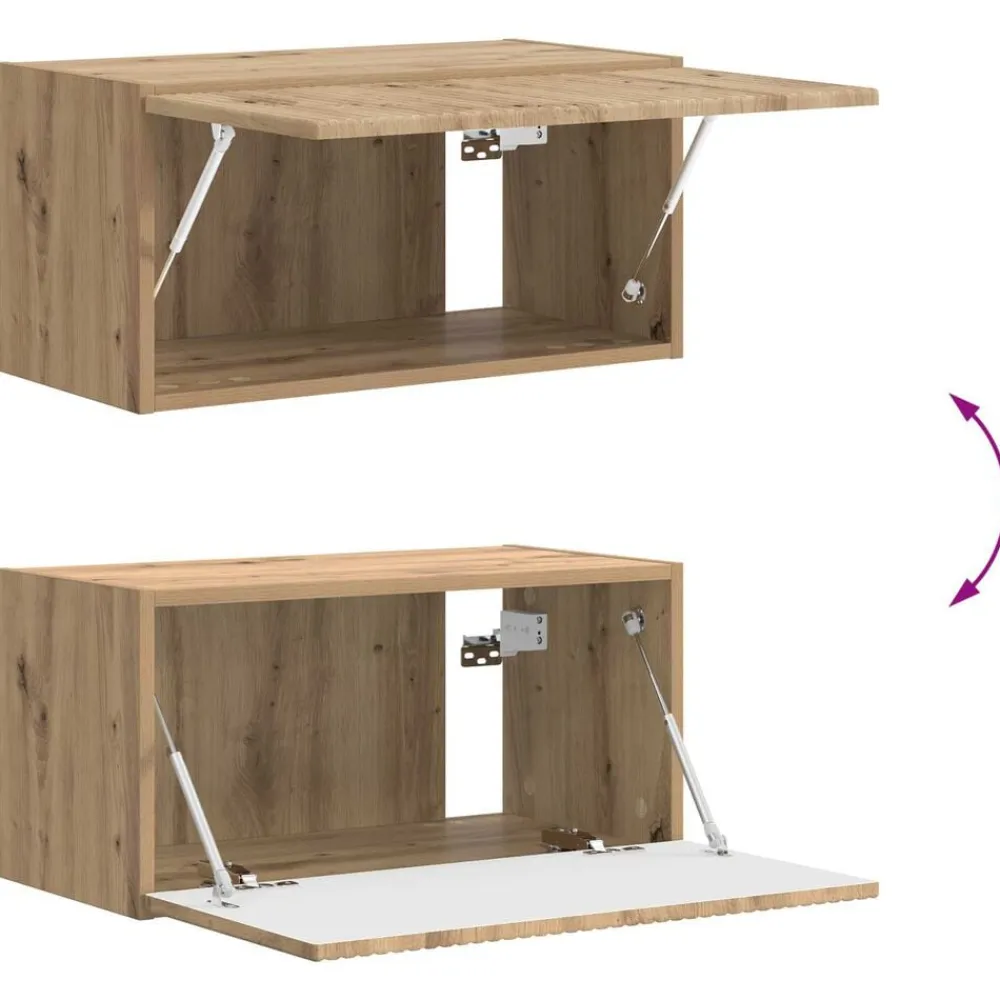 vidaXL Muebles Tv-Conjunto de mueble de TV 4 pcs Gris Concreto