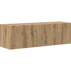 vidaXL Muebles Tv-Conjunto de mueble de TV 4 pcs Gris Concreto