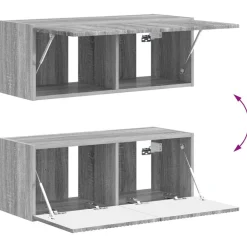 vidaXL Muebles Tv-Conjunto de mueble de TV 4 pcs Madera de ingeniería