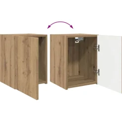 vidaXL Conjunto de mueble de TV 3 pcs Roble artesanal Roble artisan Online