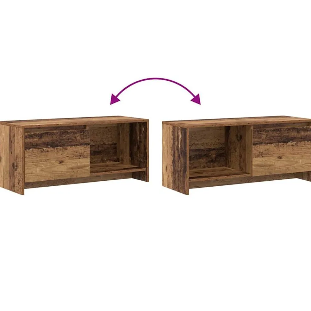 vidaXL Conjunto de mueble de TV 90 x 35 x 40 cm Madera vieja Best