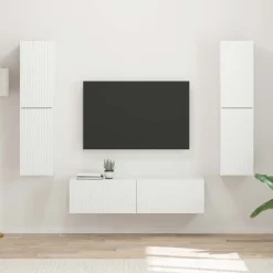 vidaXL Muebles Tv-Conjunto de mueble de TV 6 pcs Madera de ingeniería